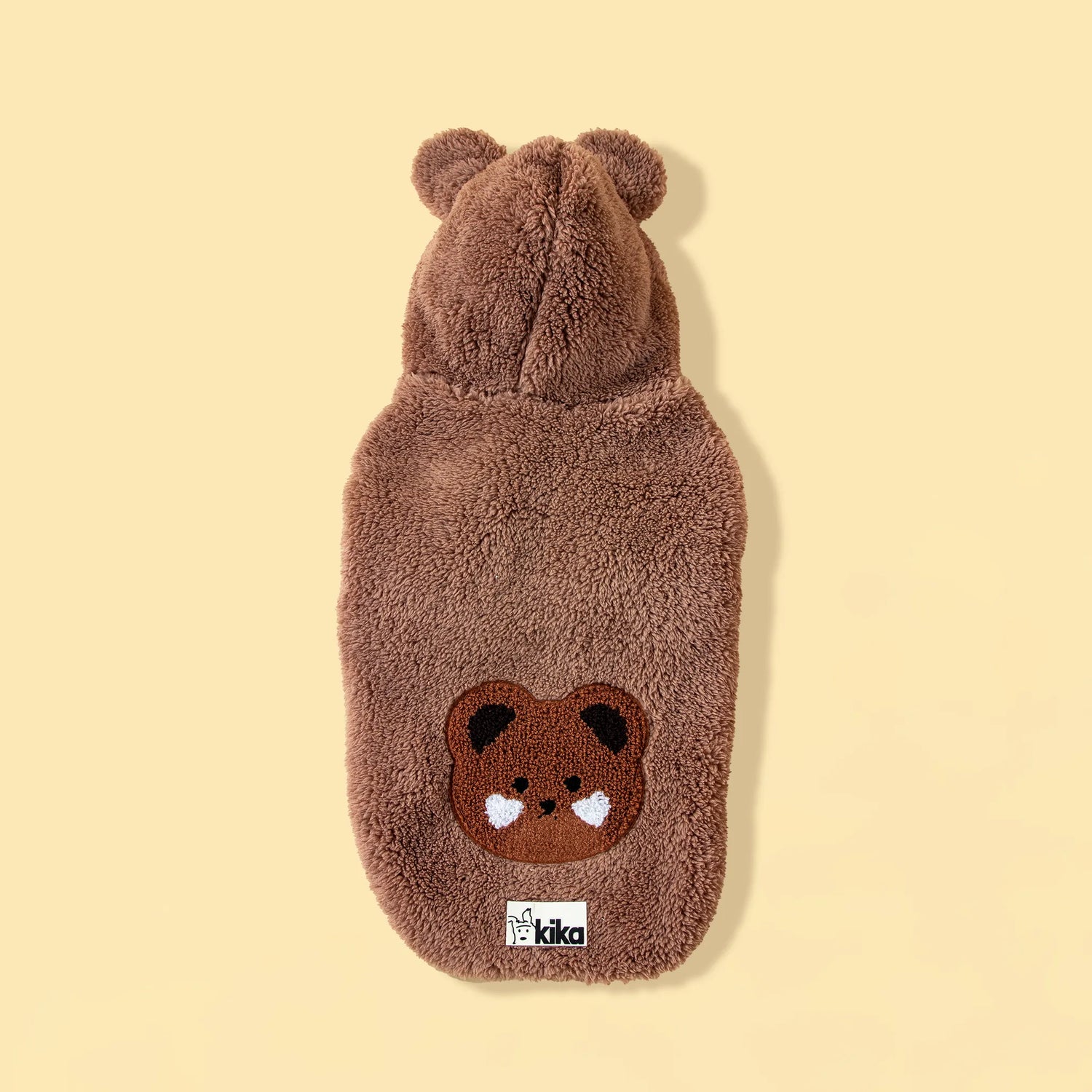 Chaleco Peluche Orejas Osito