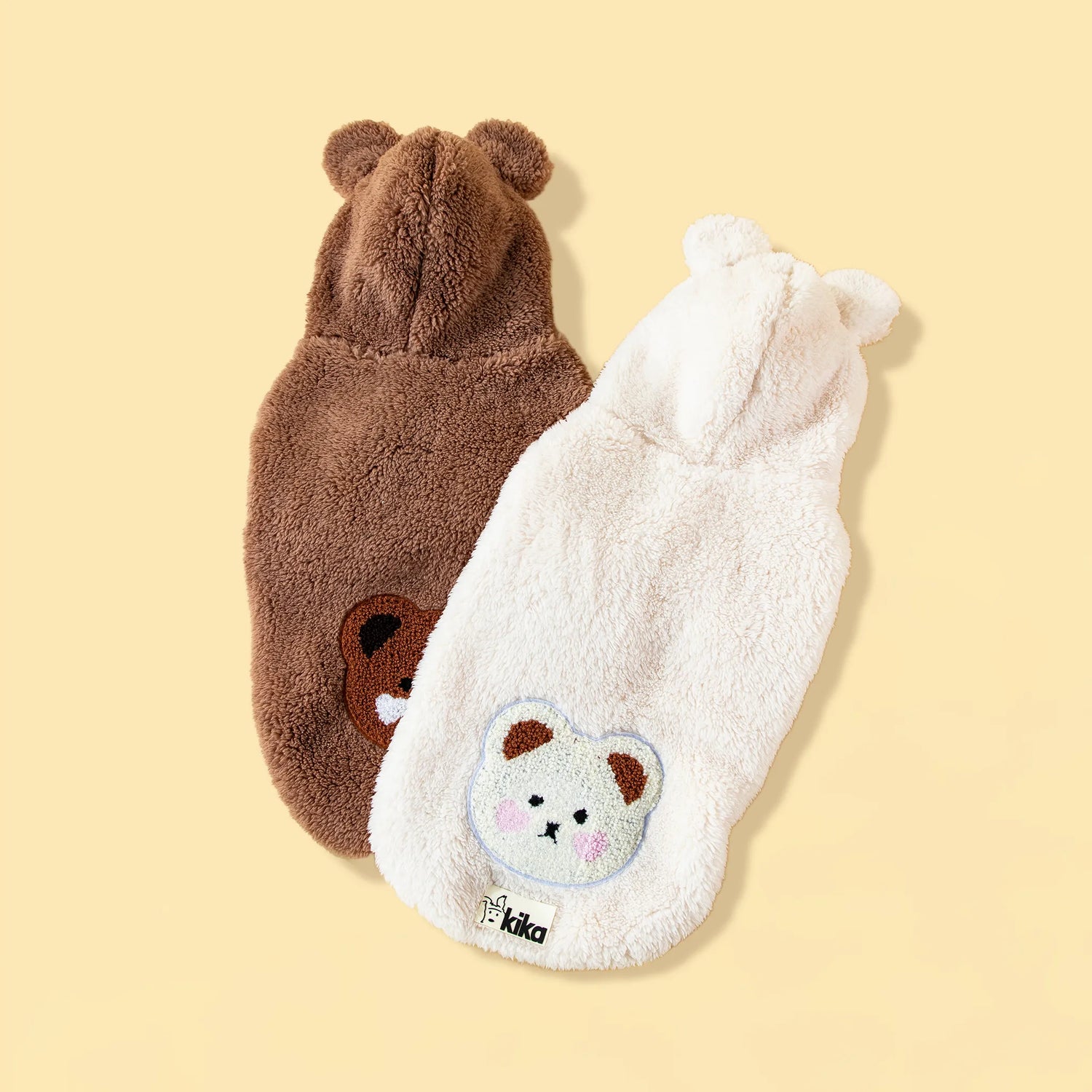 Chaleco Peluche Orejas Osito